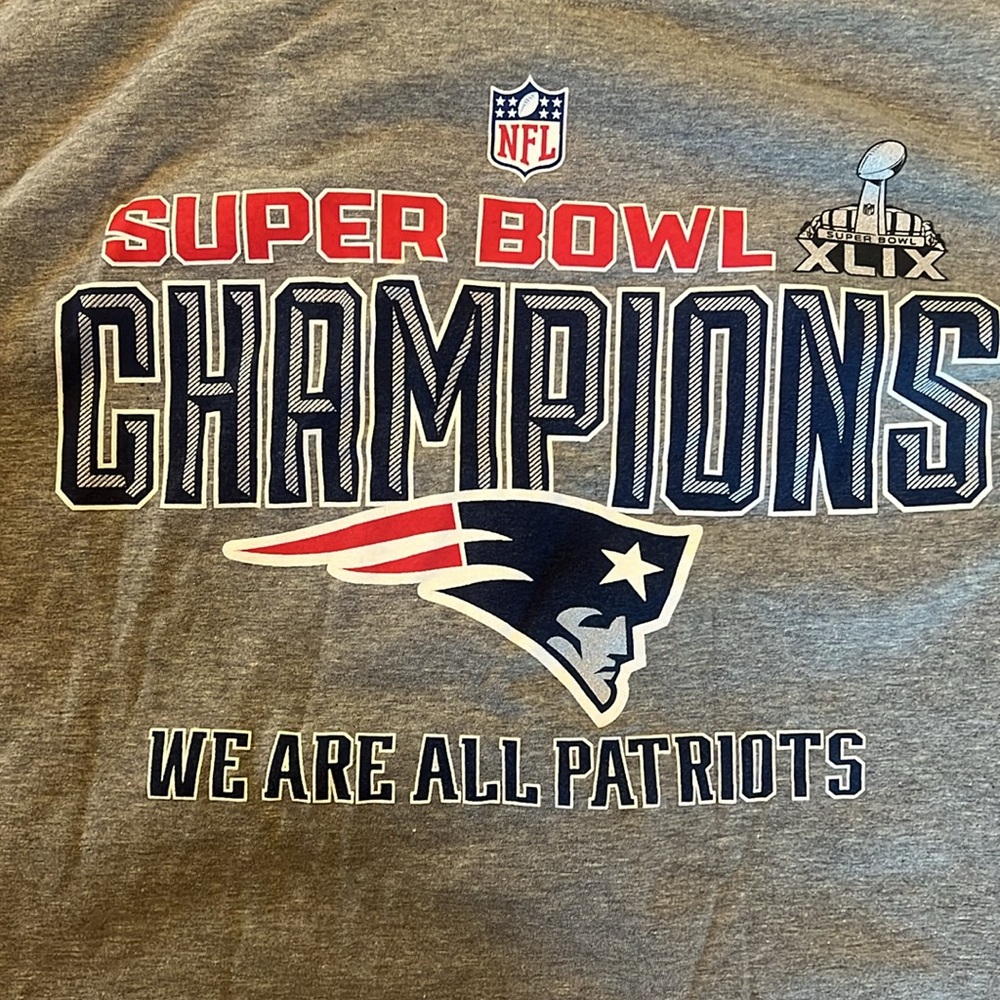 NFL Superbowl XLIX Champions NE Patriots tshirt